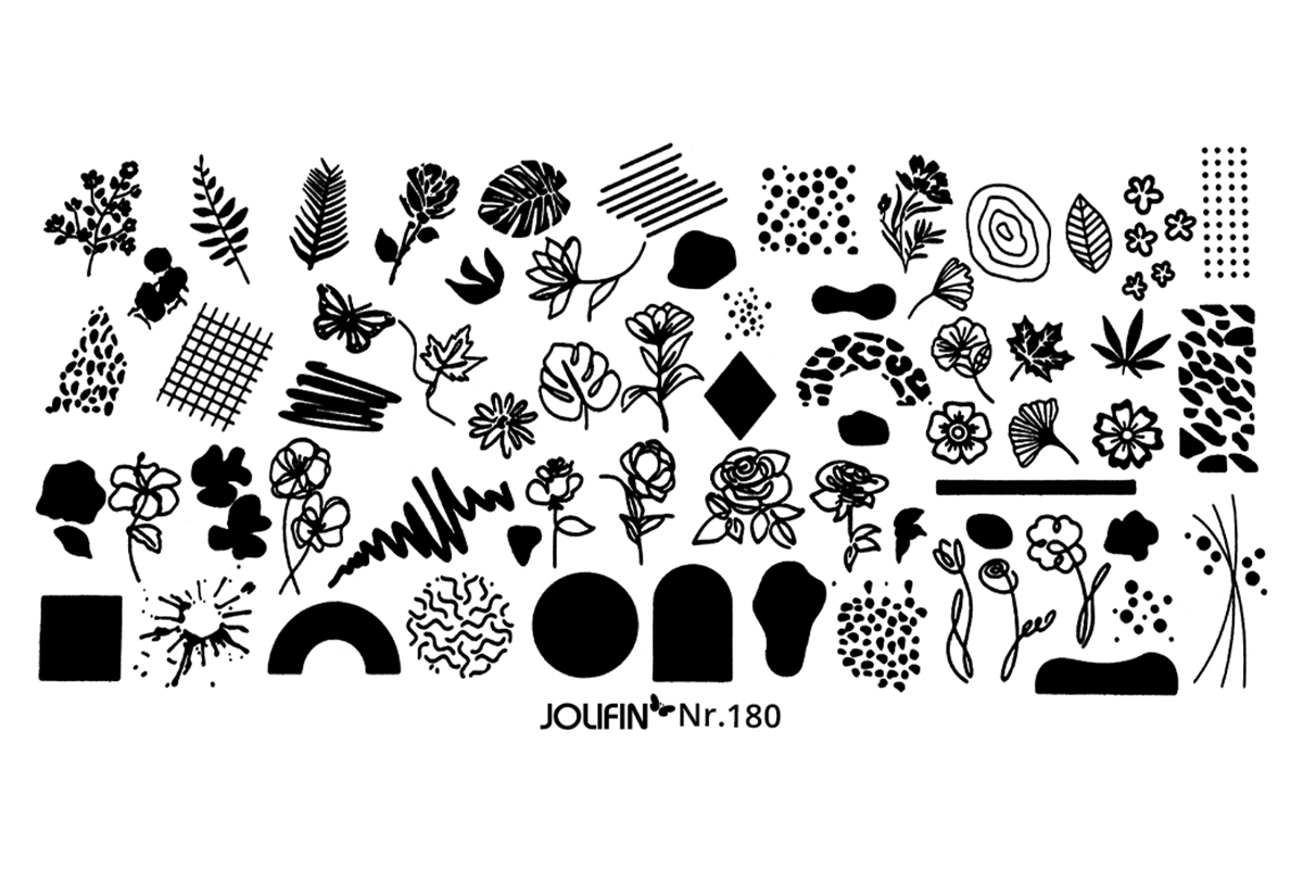 Jolifin Stamping stencil - No. 180