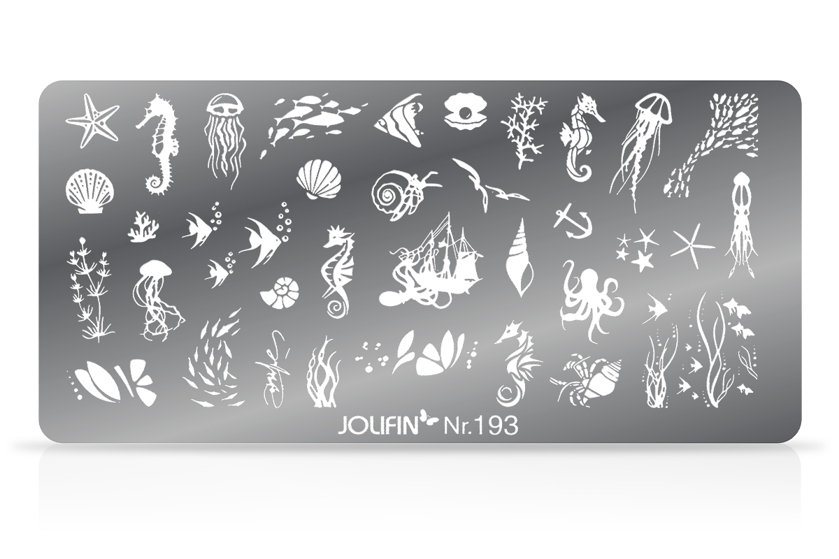 Jolifin Stamping-Schablone - Nr. 193