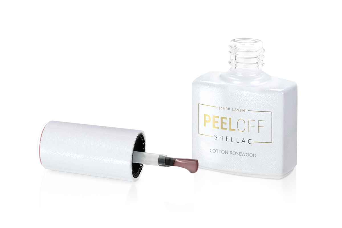 Jolifin LAVENI Shellac PeelOff - cotton rosewood 10ml