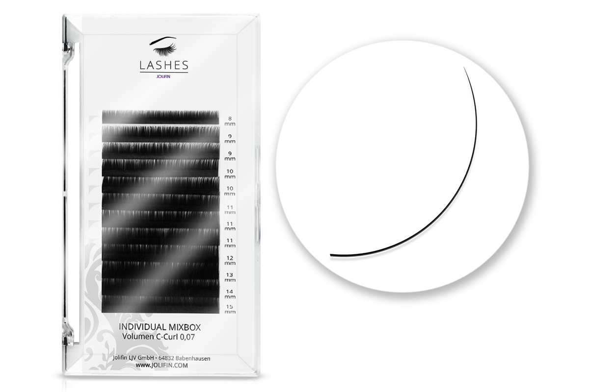 Jolifin Lashes - MixBox - Volumen C-Curl 0,07