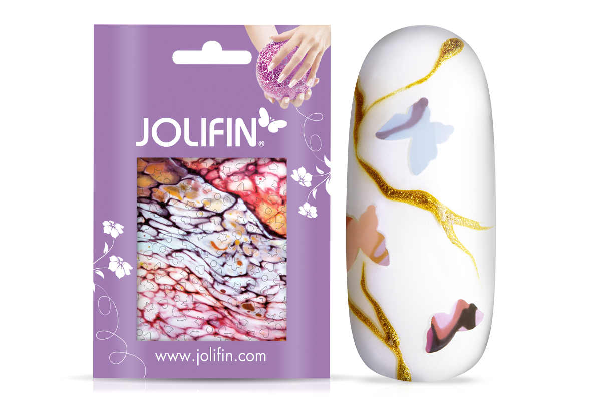 Jolifin Marble Sticker - Butterfly Mix Nr. 4
