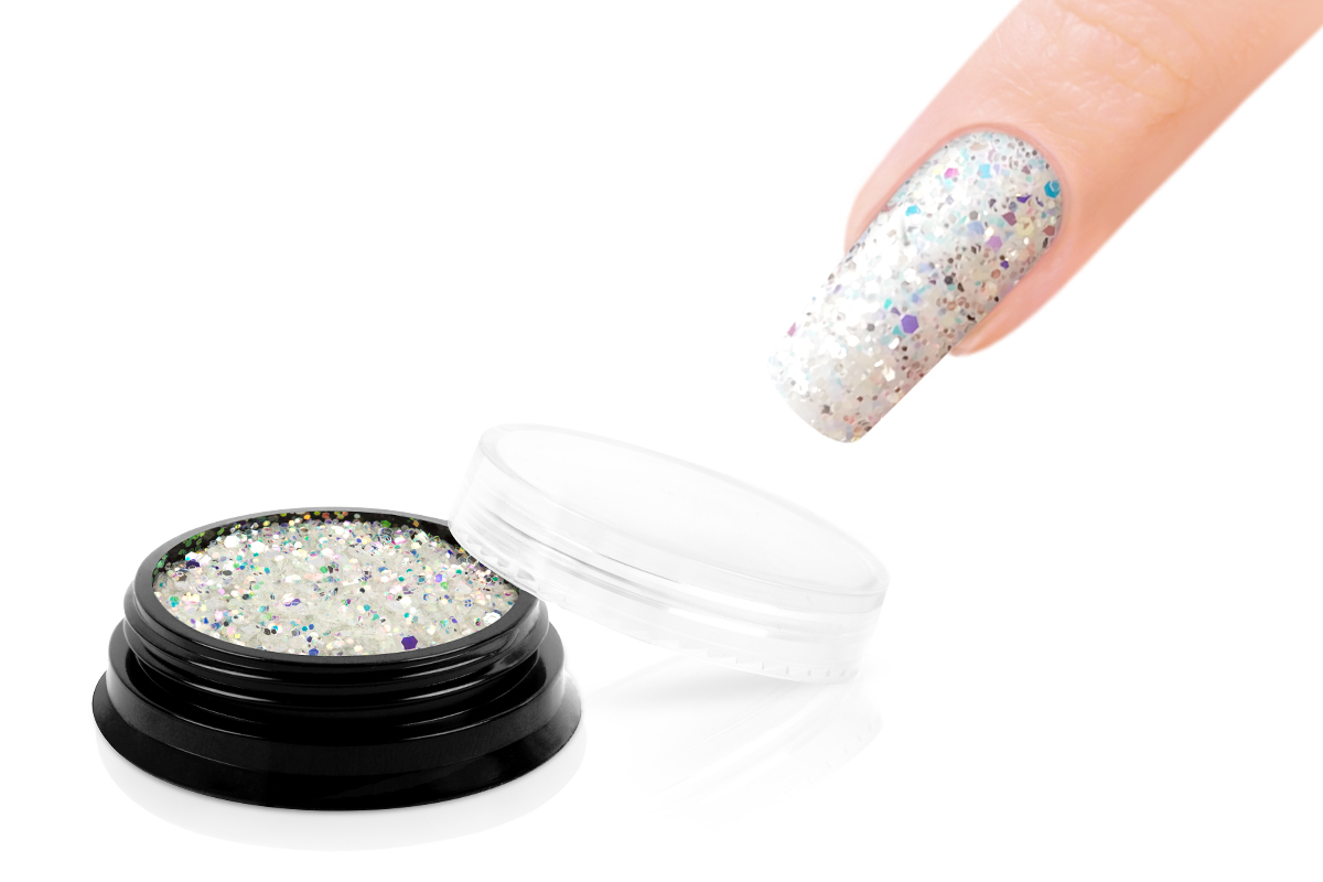 Jolifin LAVENI Luxury Glitter - icy white