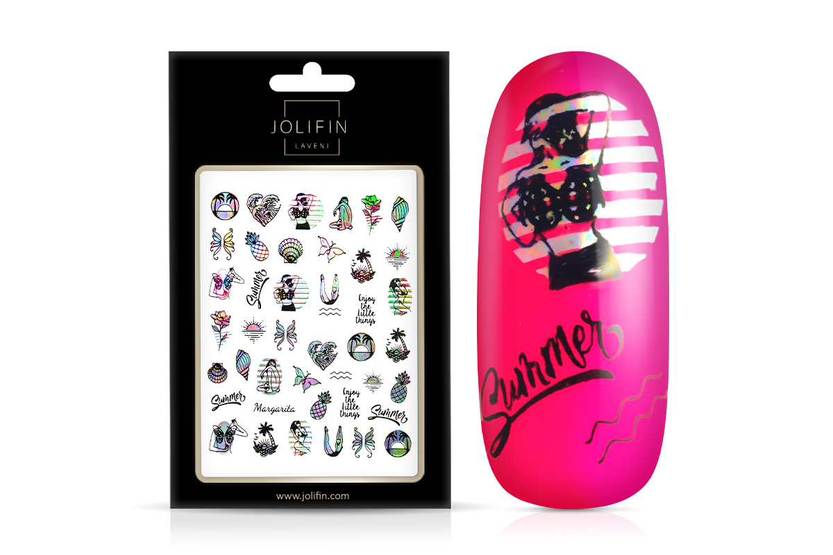 Jolifin LAVENI XL Sticker - Silver 30