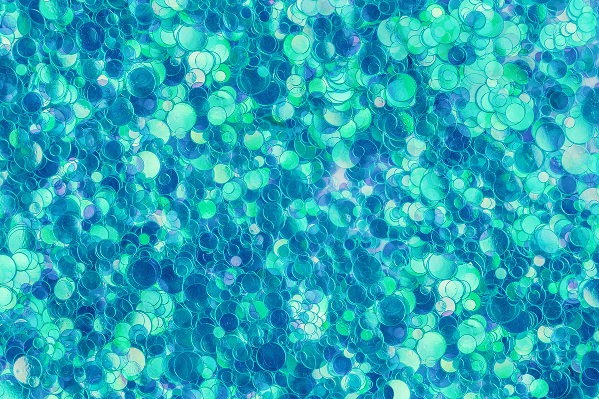 Jolifin Bubble Glitter - ocean
