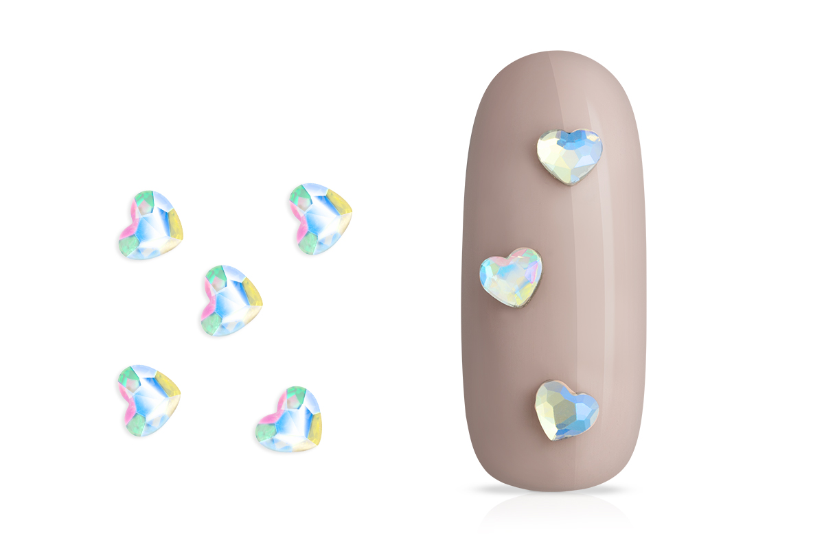 Jolifin LAVENI Strass-Diamonds - moon hearts