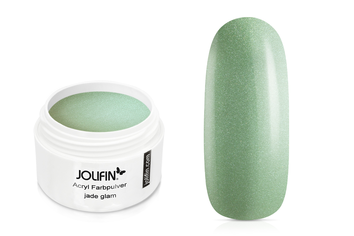 Jolifin Acryl Farbpulver - jade glam 5g