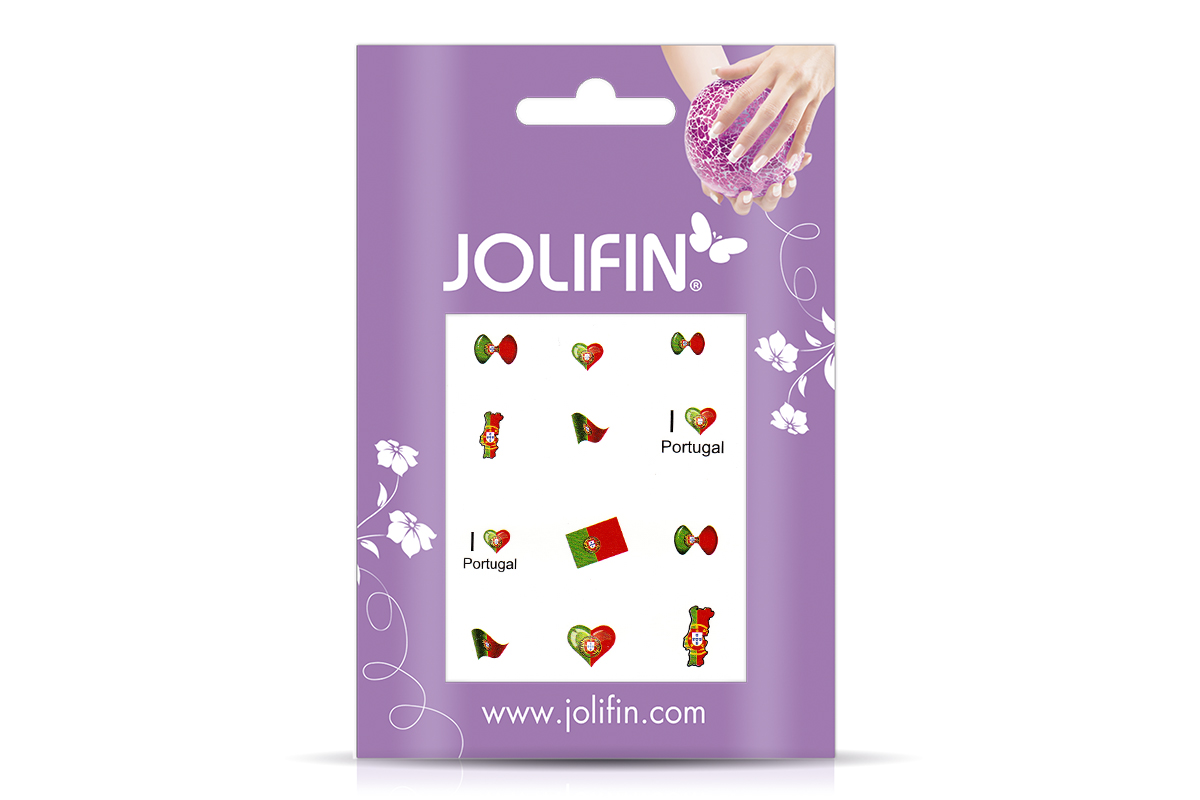 Jolifin Länder Nailart Tattoo - Portugal