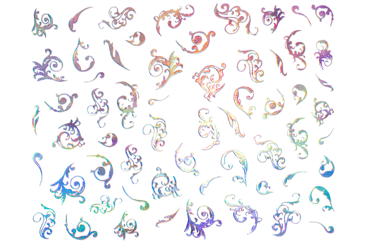 Jolifin LAVENI XL Sticker - silver hologram 2