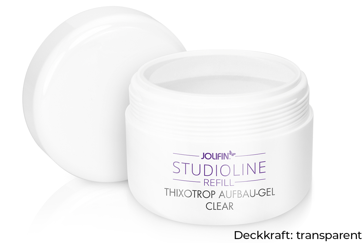 Jolifin Studioline Refill - Thixotrop Aufbau-Gel clear 250ml