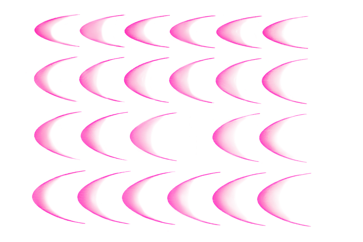 Jolifin LAVENI XL Sticker - Ombre French II pink