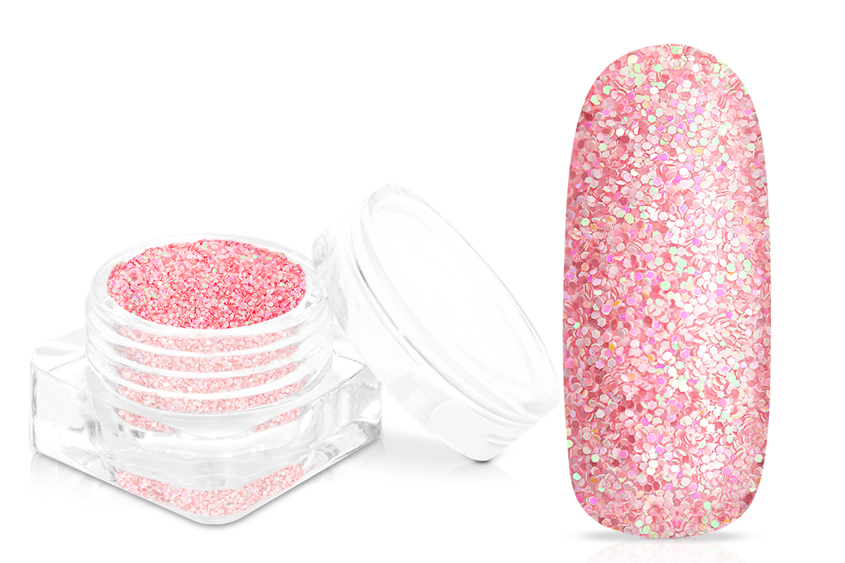 Jolifin Matt-Effekt Glitter - rosy
