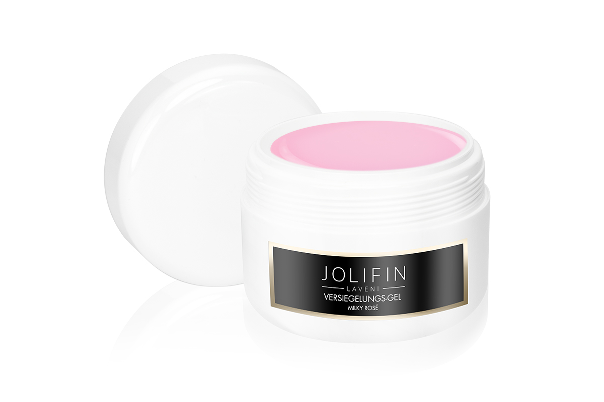 Jolifin LAVENI Refill - Versiegelungs-Gel milky rosé 250ml