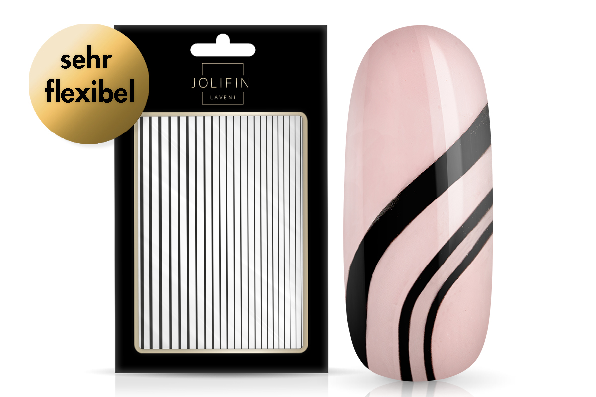 Jolifin LAVENI XL Sticker - Stripes black