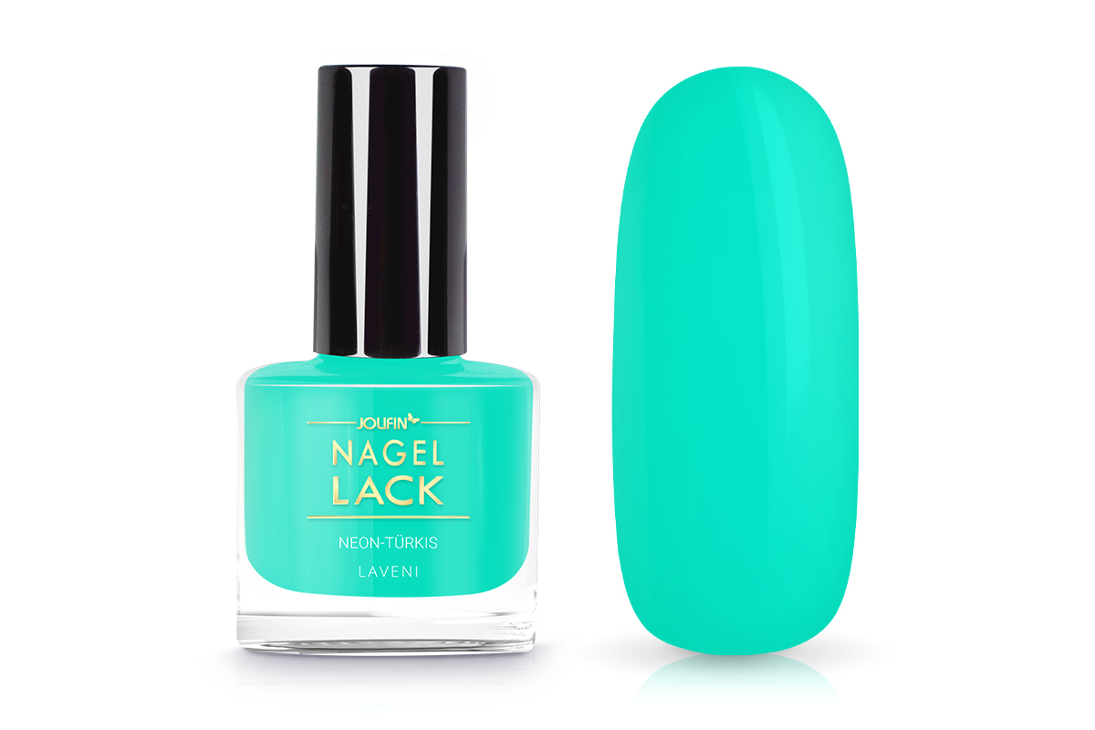 Jolifin LAVENI Nagellack - neon-türkis 9ml | 22884