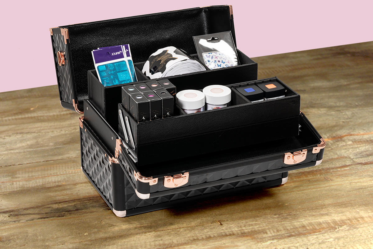 Jolifin Mobiler Kosmetik Koffer - Black