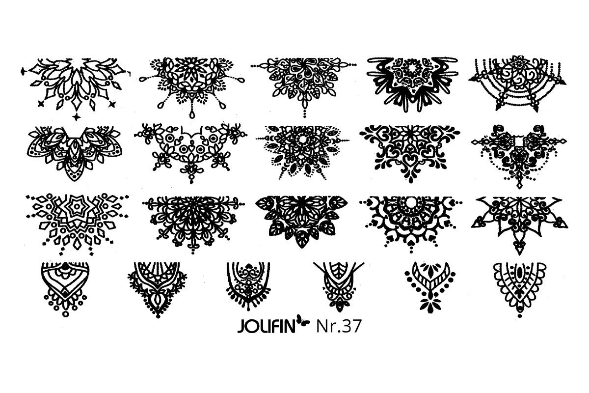 Jolifin Stamping-Schablone Nr. 37