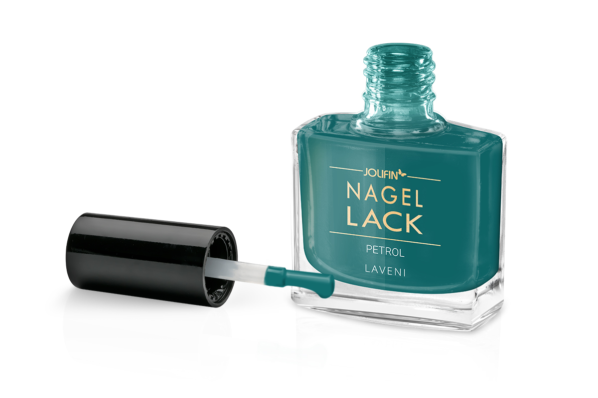 Jolifin LAVENI Nagellack - petrol 9ml