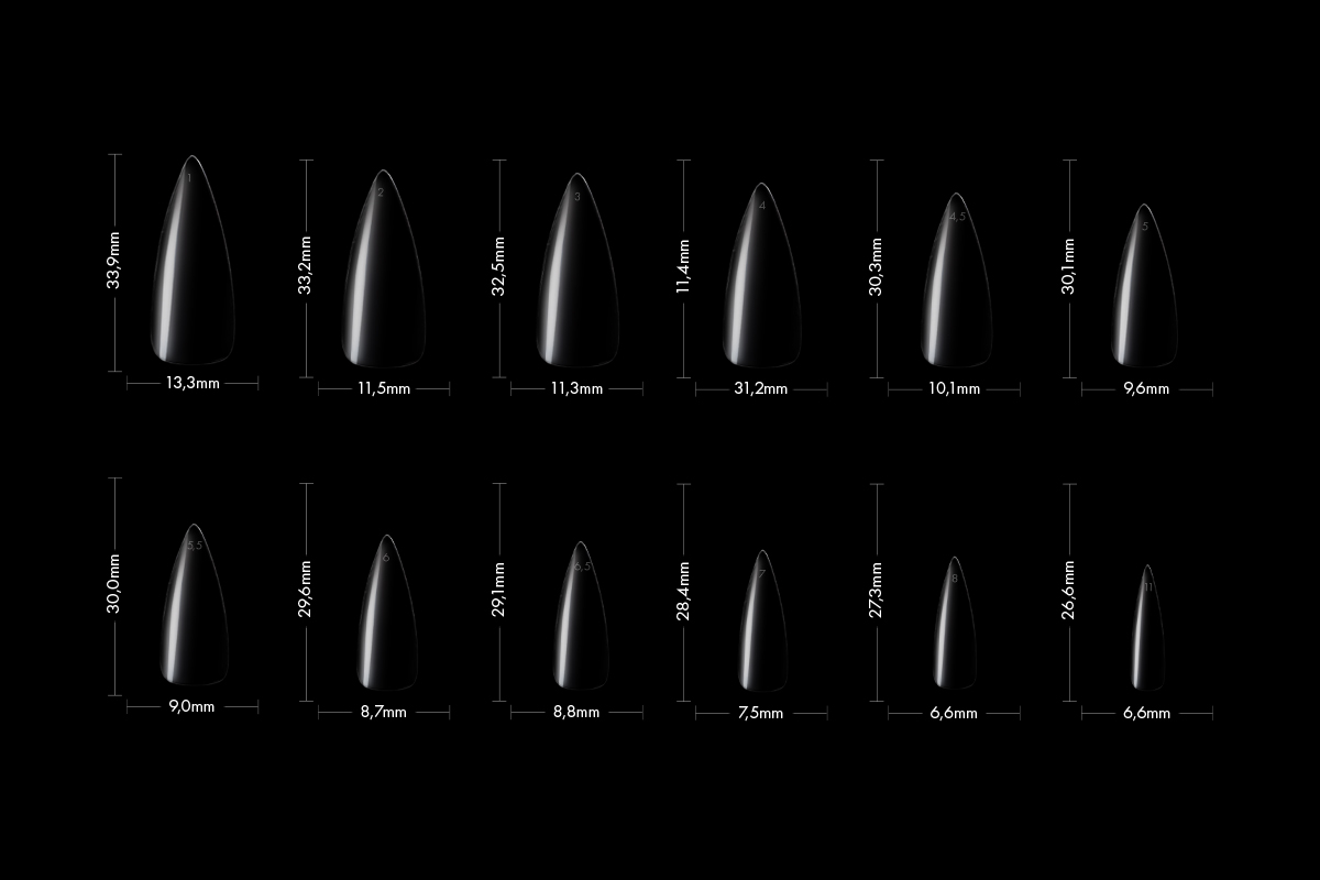 Jolifin 120er Tipbox Press-On Mandel - extra strong