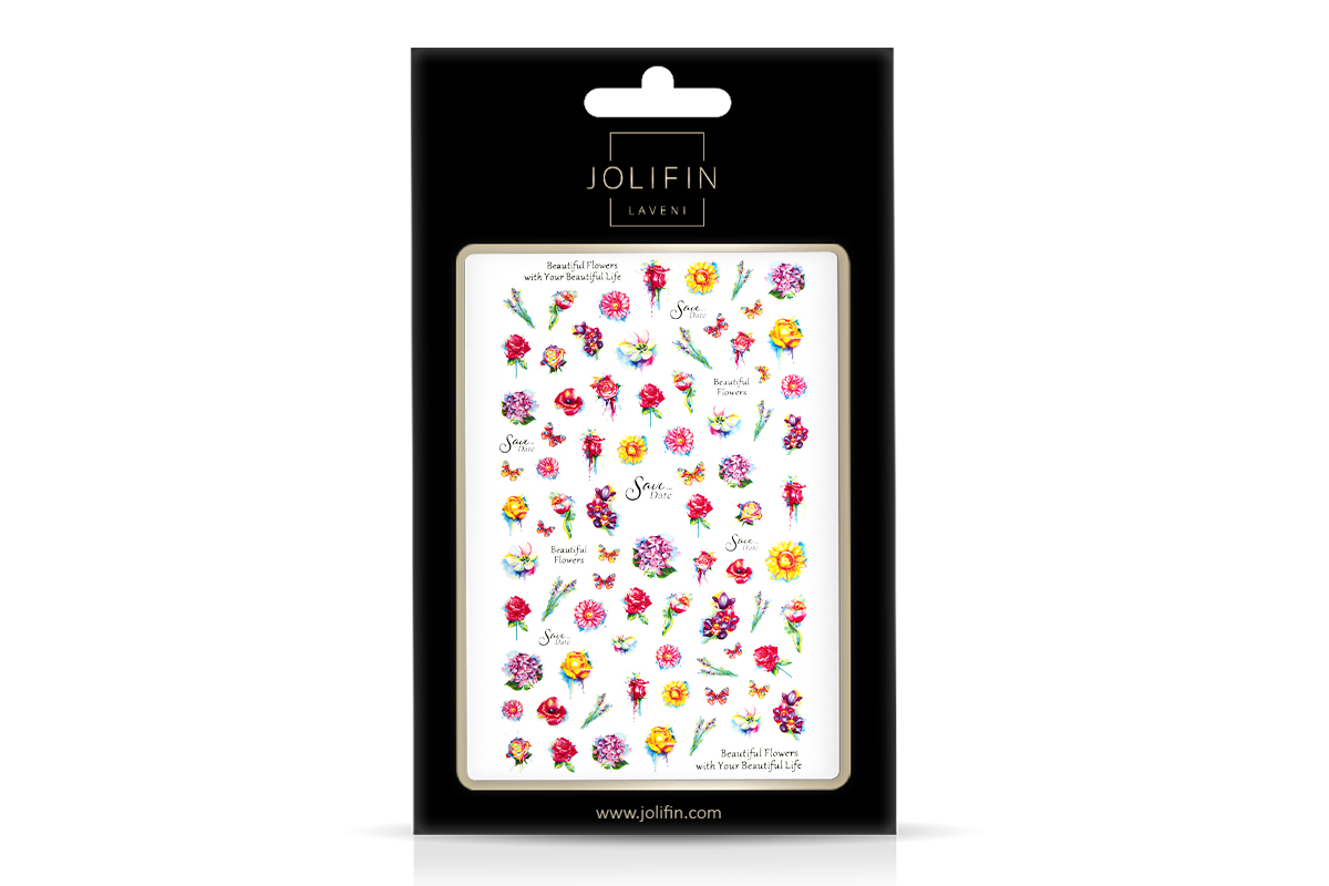 Jolifin LAVENI XL Sticker - Flowers Nr. 55