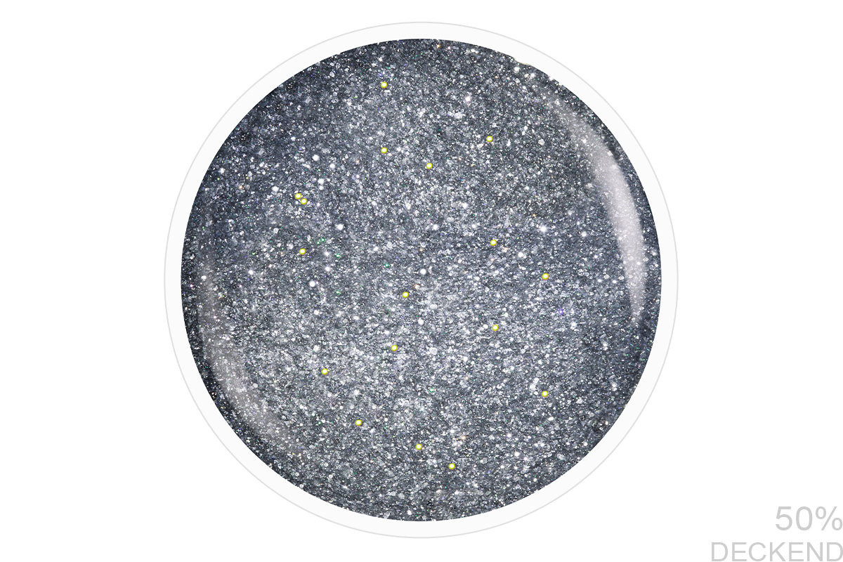 Jolifin Farbgel Nightshine grey stone Glimmer 5ml