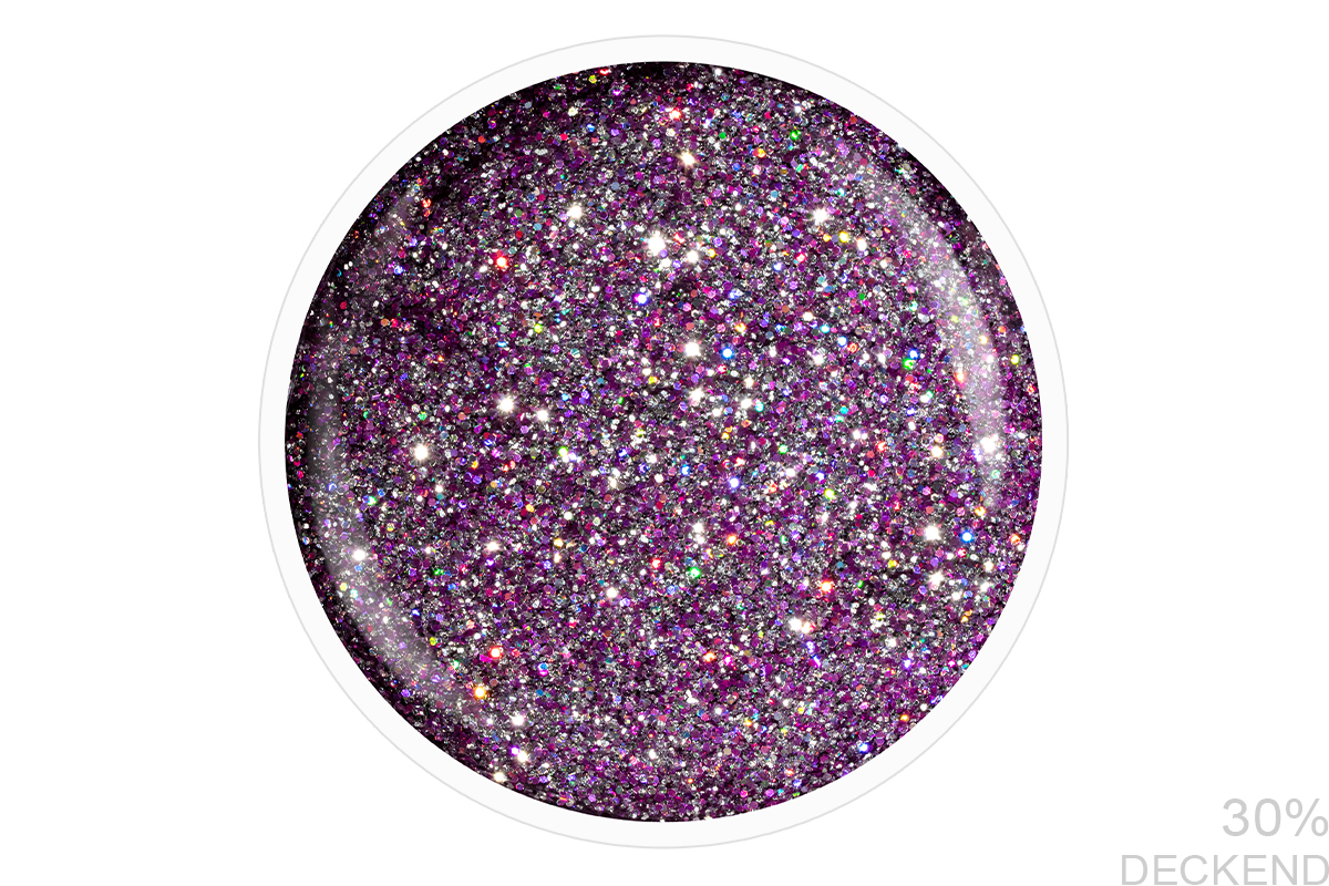 Jolifin LAVENI Shellac - fancy roses Glitter 10ml