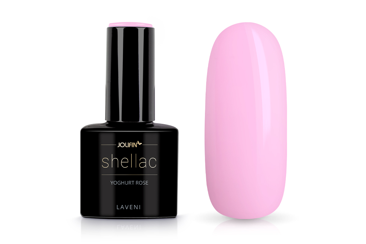 Jolifin LAVENI Shellac - yoghurt rose 10ml