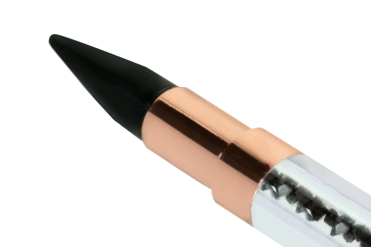 Jolifin 2in1 Pickerstift - rosé-gold black diamond