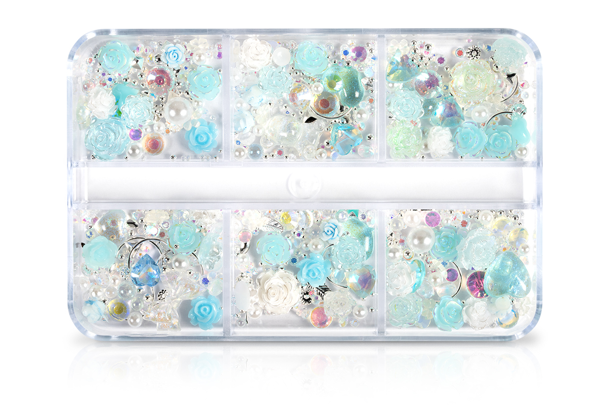 Jolifin Nailart-Display - babyblue mix