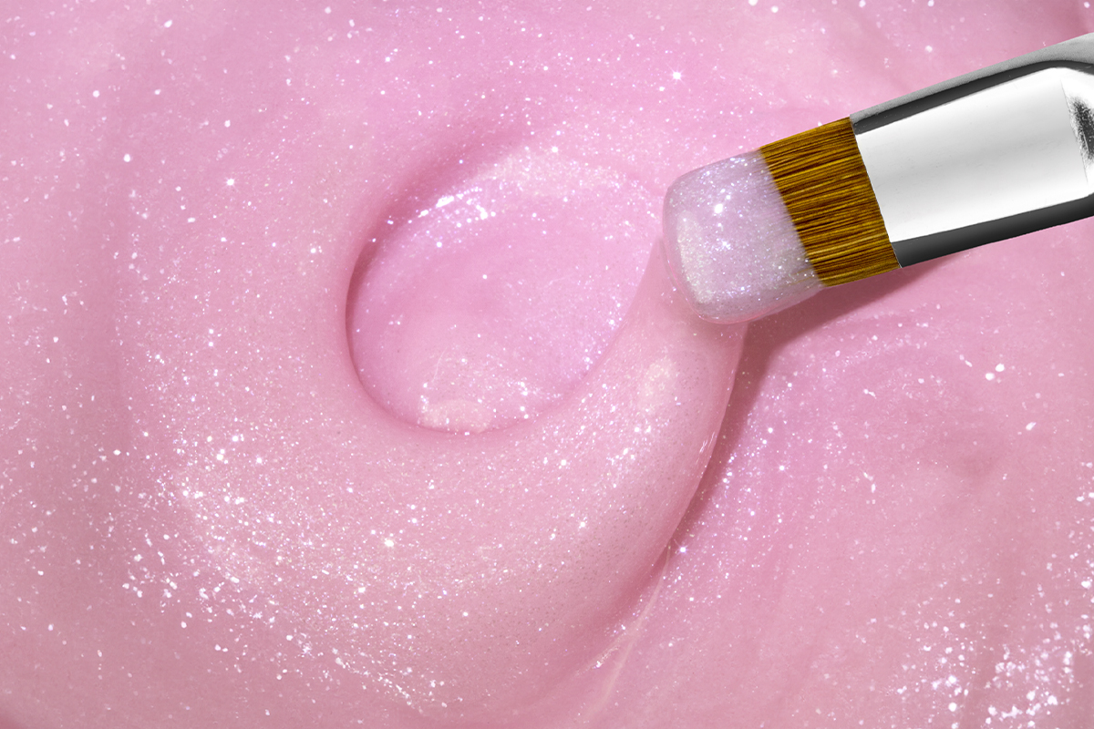 Jolifin LAVENI - Fiberglas-Gel rosé Glimmer 30ml