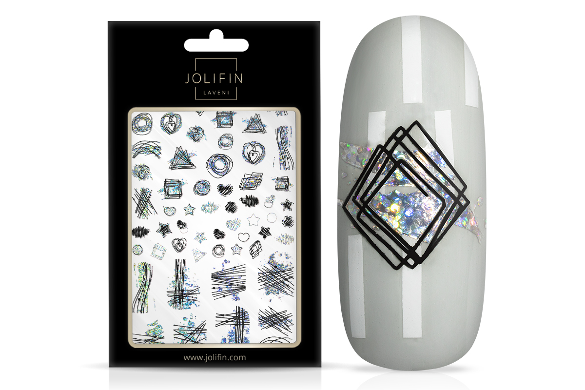 Jolifin LAVENI XL Sticker - Silver 16