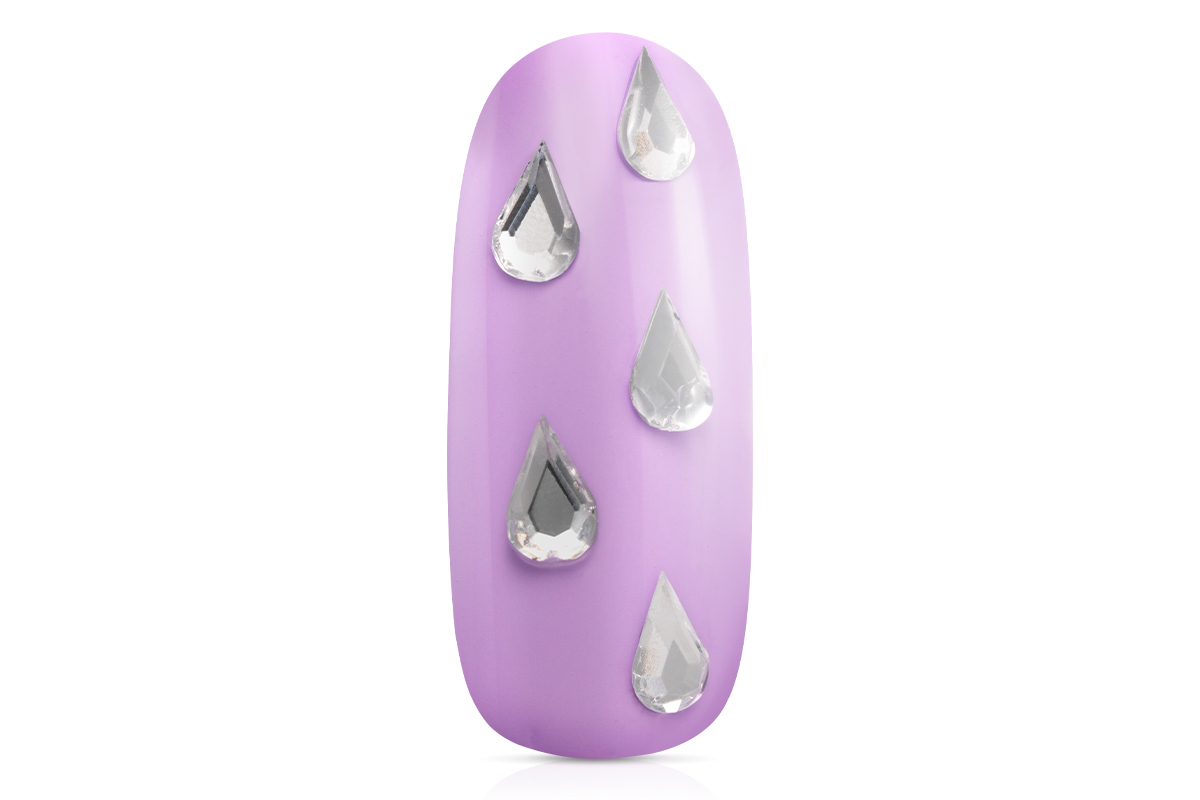 Jolifin Strasssteine Tropfen diamond