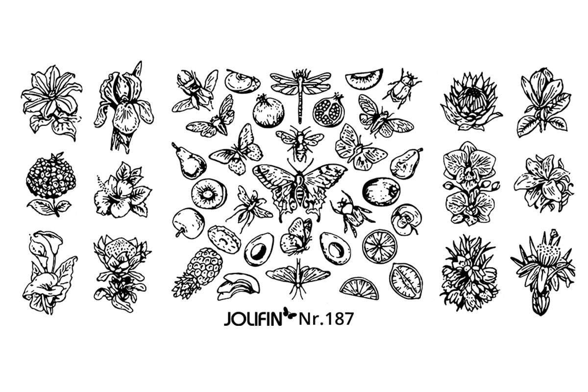 Jolifin Stamping stencil - No. 187