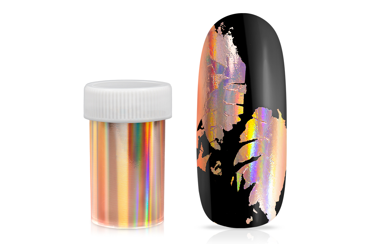 Jolifin Transfer Nagelfolie XL - Chrome unicorn copper