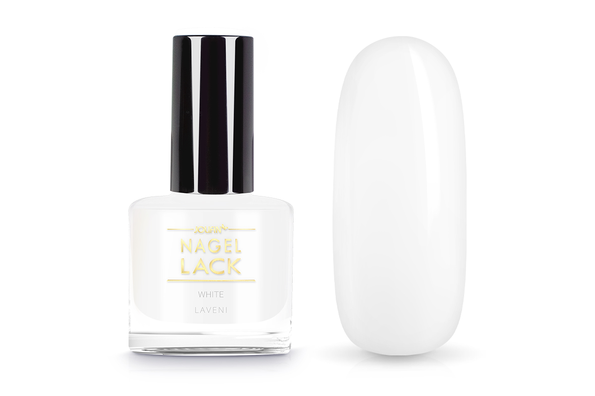 Jolifin LAVENI Nagellack - white 9ml