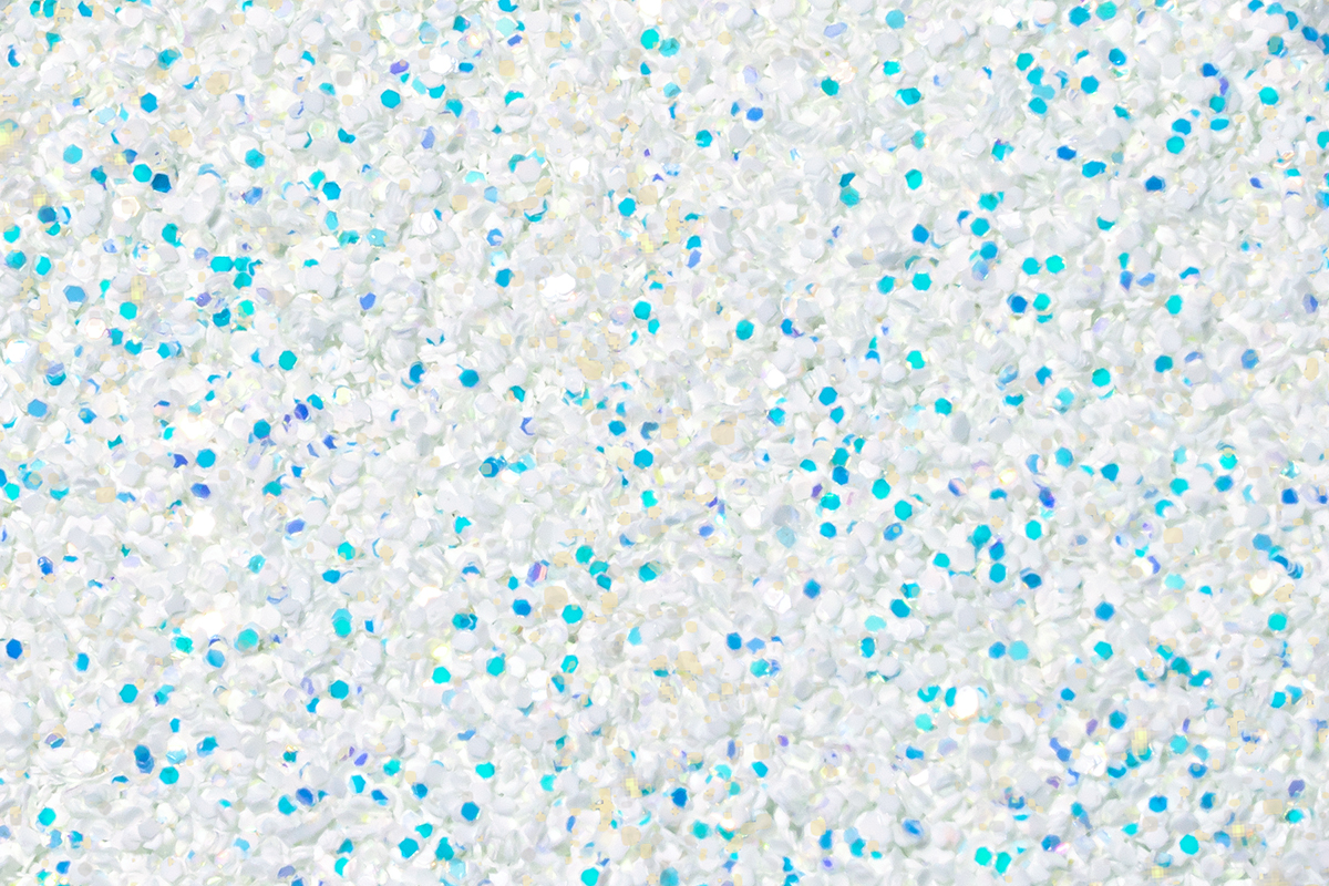 Jolifin LAVENI Sugar Pastell Glitter - white