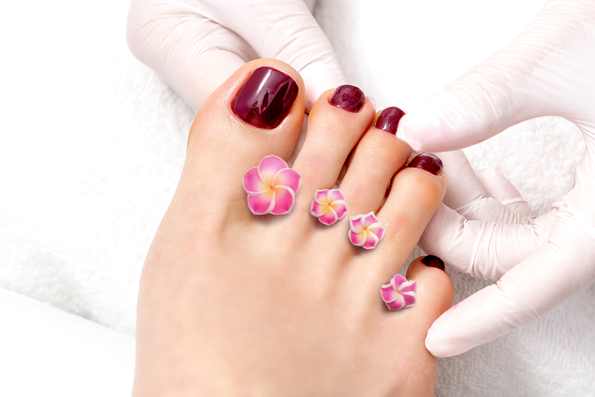 Jolifin pedicure toe separators - single