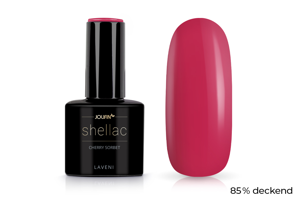 Jolifin LAVENI Shellac - cherry sorbet 10ml