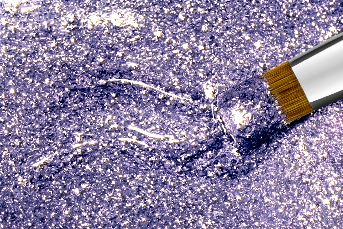 Jolifin LAVENI Farbgel - sparkle chrome lavender 5ml