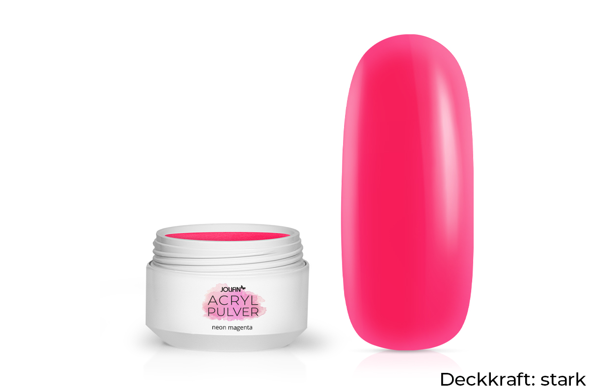 Jolifin acrylic colour powder - neon magenta 5g