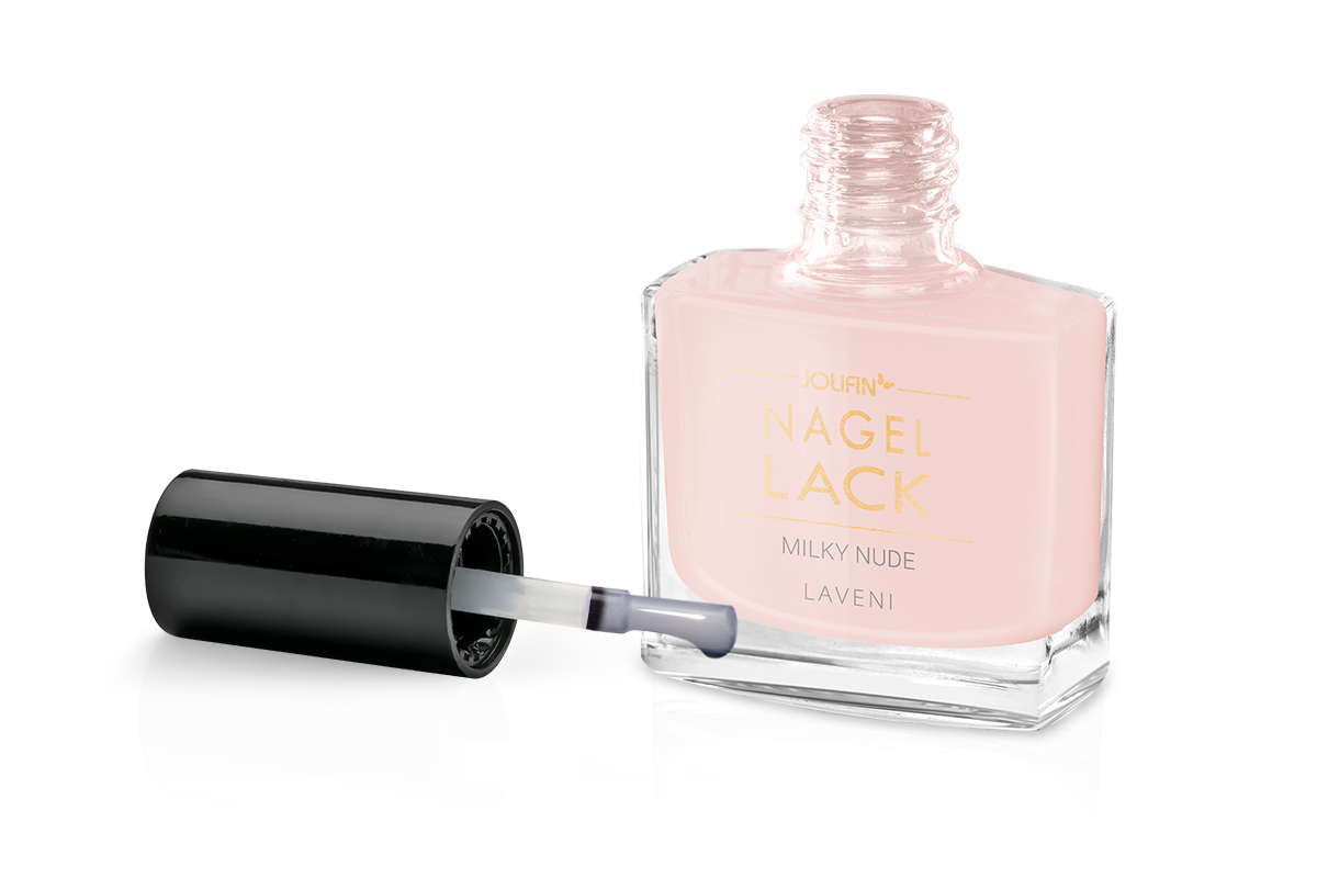 Jolifin LAVENI Nagellack - milky nude 9ml