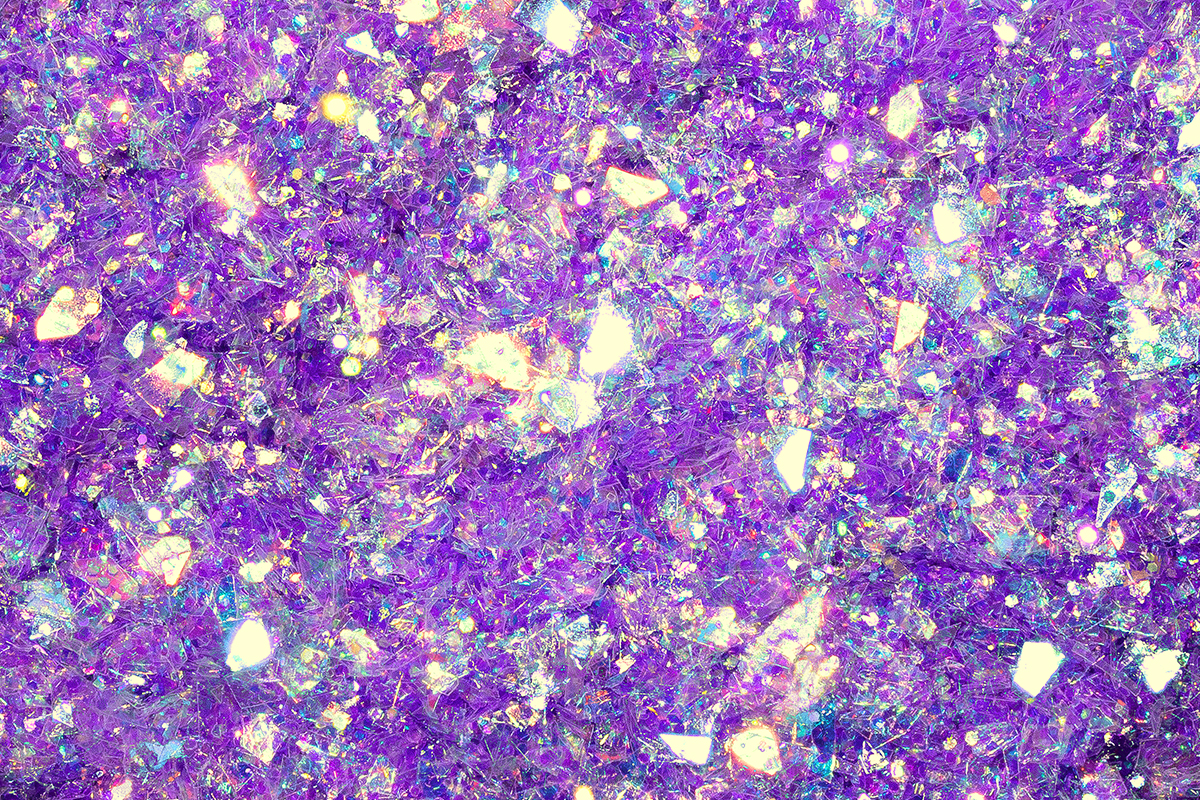 Jolifin LAVENI Mermaid Flakes Glitter - lavender