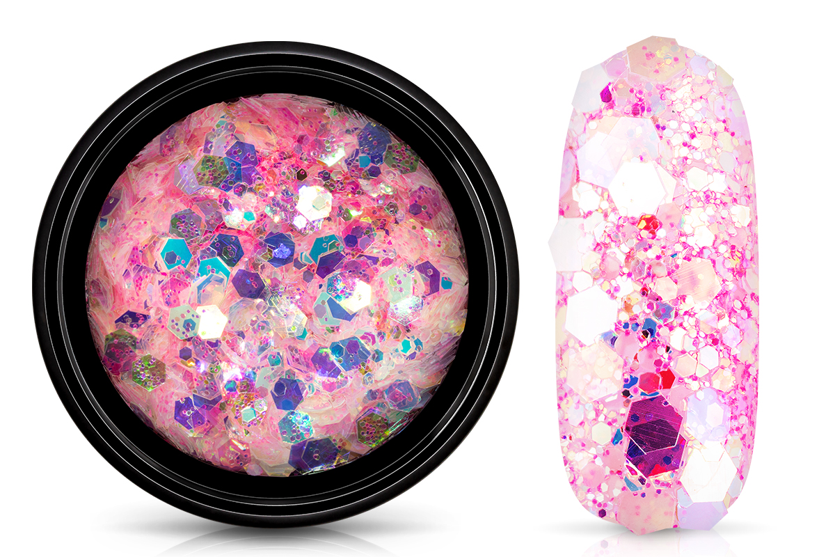 Jolifin LAVENI Nightshine Glitter - babypink dream