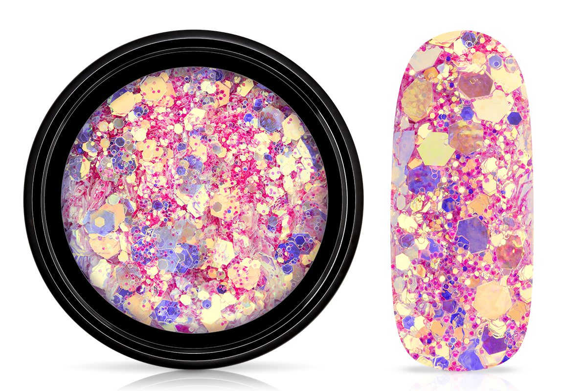 Jolifin LAVENI Mermaid Glitter - flamingo pink