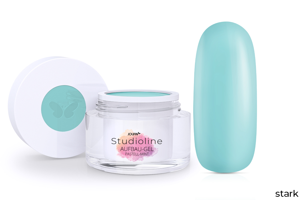 Jolifin Studioline Aufbau-Gel - pastell-mint 15ml