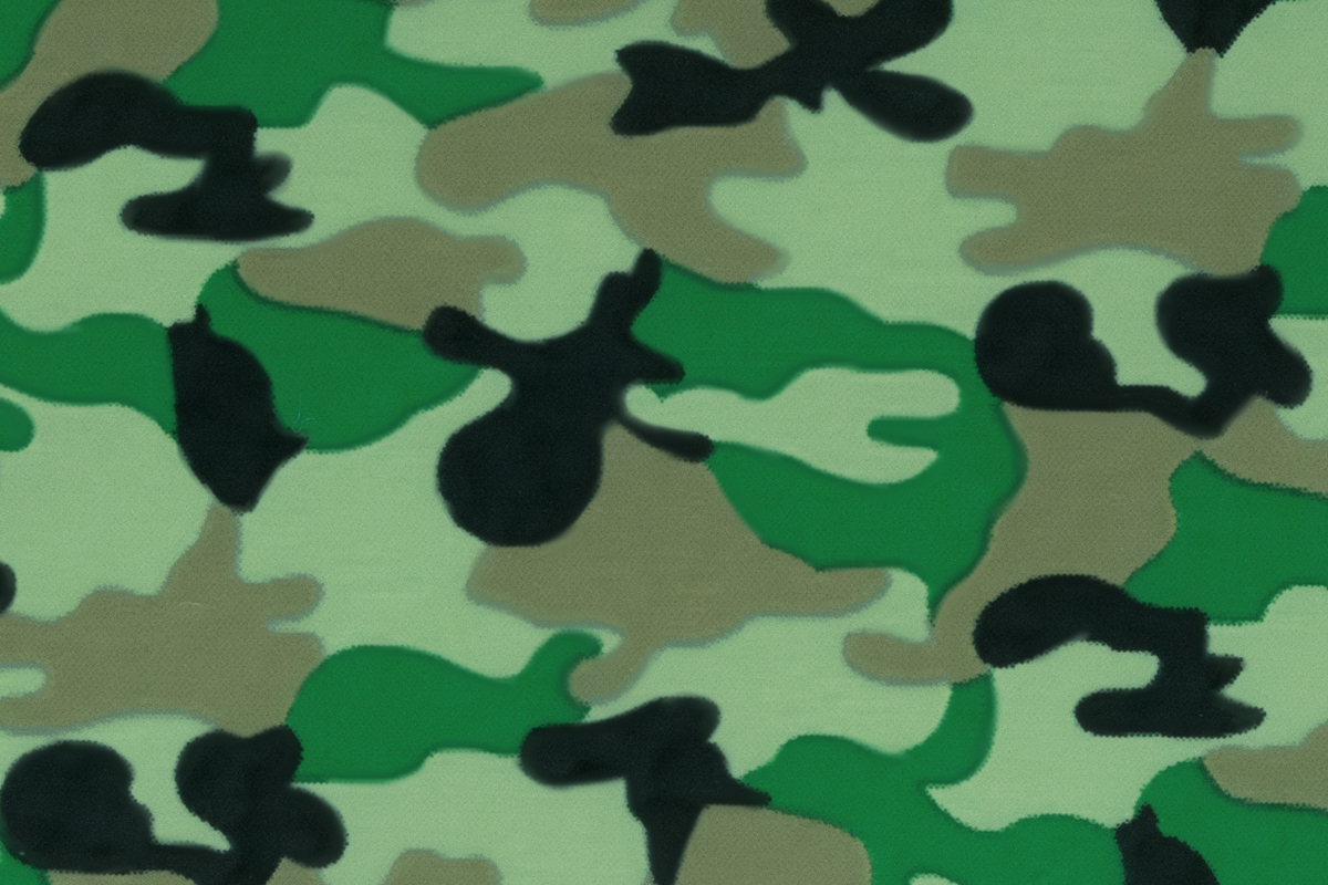 Jolifin Transfer Nagelfolie XL - Camouflage grün