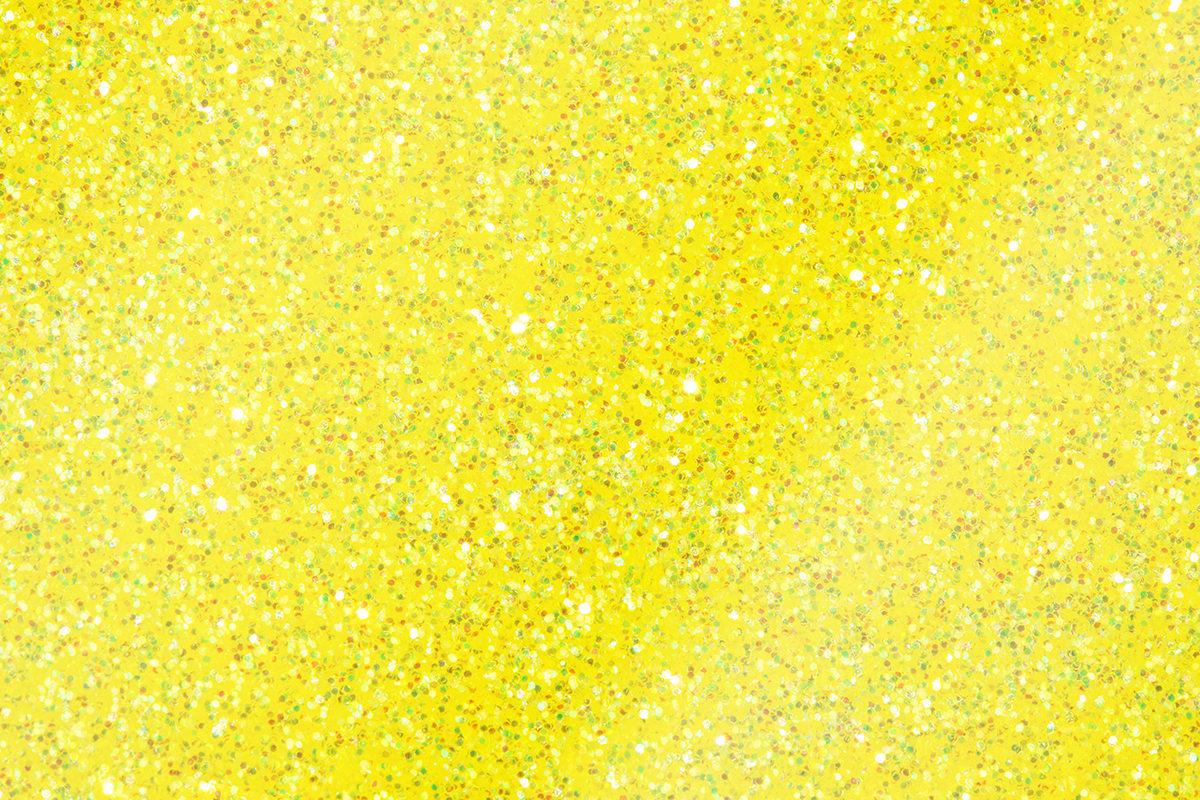 Jolifin Fairy Glitter sunny yellow