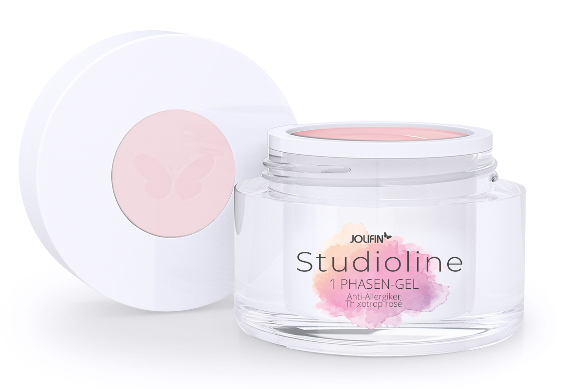 Jolifin Studioline - 1Phasen-Gel Anti-Allergiker Thixotrop rosé 30ml