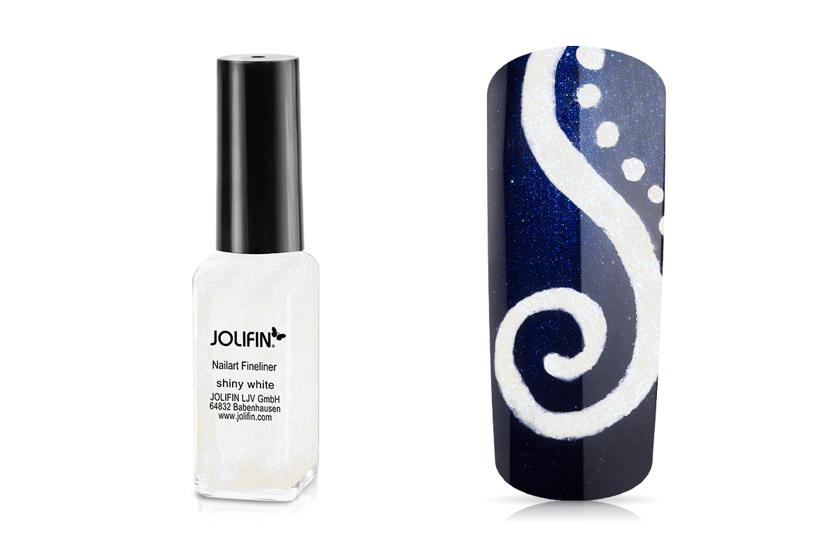 Jolifin Nailart Fineliner shiny white 10ml