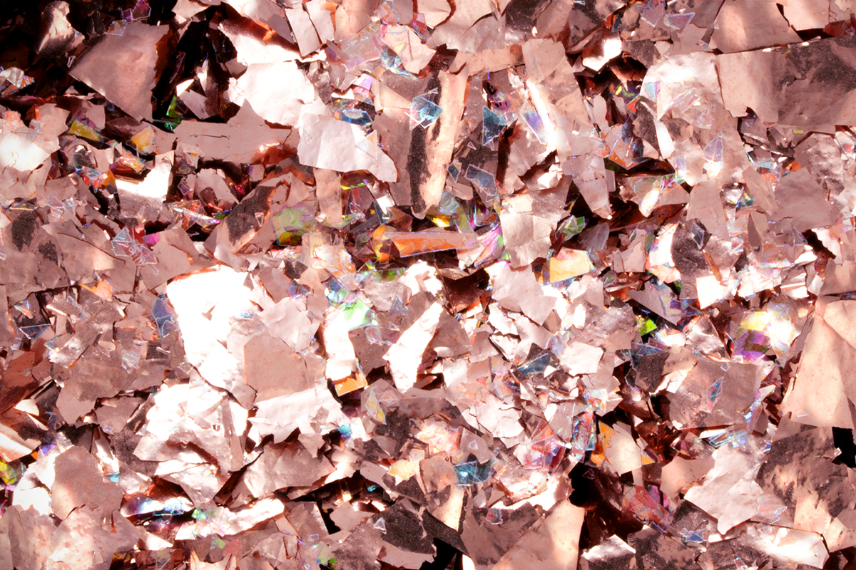 Jolifin Soft Foil Flakes - Aurora rosé-gold