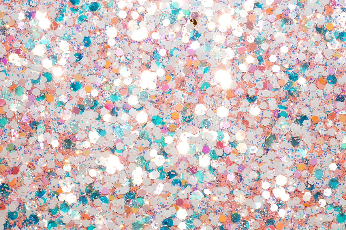 Jolifin Candy Glitter - white cream